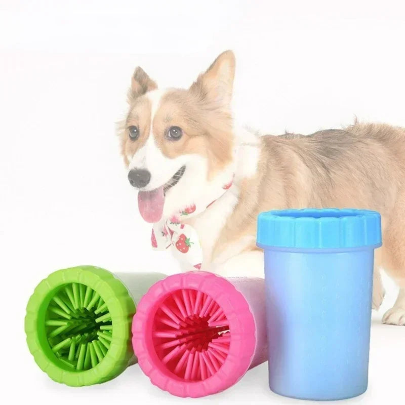 Non Wiping Portable Pet Foot Wash Cup, Dog Bath, Pet Cleaning, Automatic Foot Washing, Cat Dirty Paw Cleaning, Paw Wash Cup