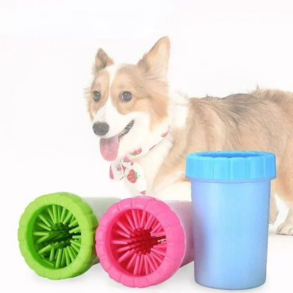 Non Wiping Portable Pet Foot Wash Cup, Dog Bath, Pet Cleaning, Automatic Foot Washing, Cat Dirty Paw Cleaning, Paw Wash Cup