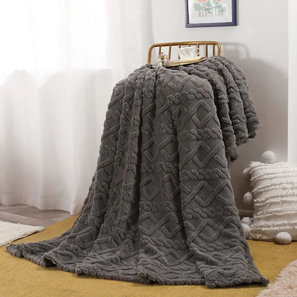 Throw Blanket for Couch Flannel Fleece Throw Blanket Machine Washable 70 * 100Cm Bed Blanket Warm Plush Blanket for Bedroom