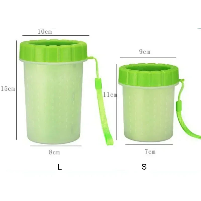 Non Wiping Portable Pet Foot Wash Cup, Dog Bath, Pet Cleaning, Automatic Foot Washing, Cat Dirty Paw Cleaning, Paw Wash Cup