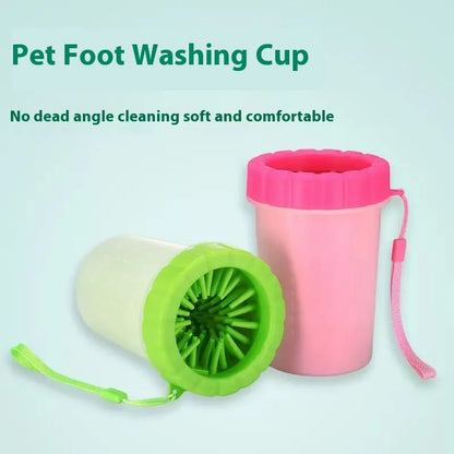 Non Wiping Portable Pet Foot Wash Cup, Dog Bath, Pet Cleaning, Automatic Foot Washing, Cat Dirty Paw Cleaning, Paw Wash Cup