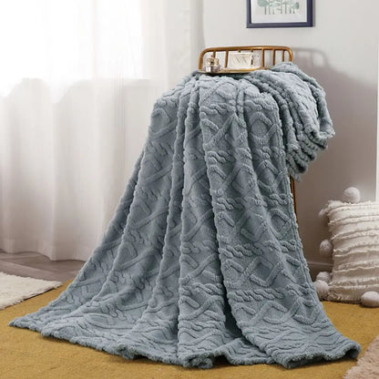 Throw Blanket for Couch Flannel Fleece Throw Blanket Machine Washable 70 * 100Cm Bed Blanket Warm Plush Blanket for Bedroom