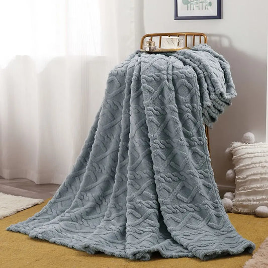 Throw Blanket for Couch Flannel Fleece Throw Blanket Machine Washable 70 * 100Cm Bed Blanket Warm Plush Blanket for Bedroom