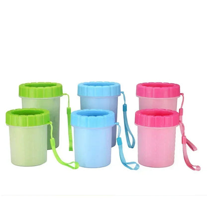 Non Wiping Portable Pet Foot Wash Cup, Dog Bath, Pet Cleaning, Automatic Foot Washing, Cat Dirty Paw Cleaning, Paw Wash Cup
