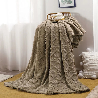Throw Blanket for Couch Flannel Fleece Throw Blanket Machine Washable 70 * 100Cm Bed Blanket Warm Plush Blanket for Bedroom