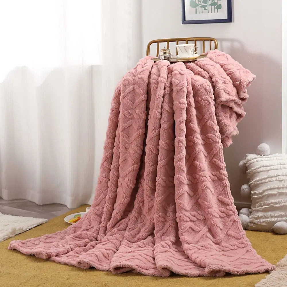 Throw Blanket for Couch Flannel Fleece Throw Blanket Machine Washable 70 * 100Cm Bed Blanket Warm Plush Blanket for Bedroom