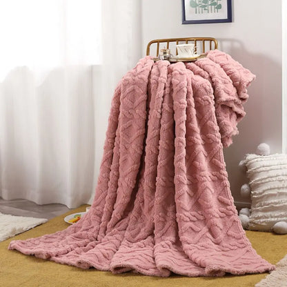 Throw Blanket for Couch Flannel Fleece Throw Blanket Machine Washable 70 * 100Cm Bed Blanket Warm Plush Blanket for Bedroom